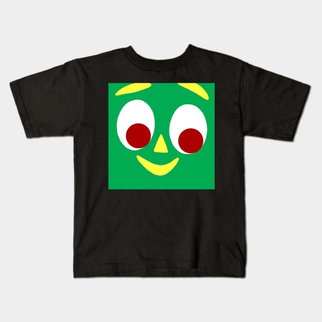 Gumby Kids T-Shirt by GeekyImpresario